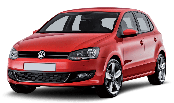 Red Volkswagen Polo compact hatchback rental car in Brisbane – Automatic transmission, A$200 per week at MoCars